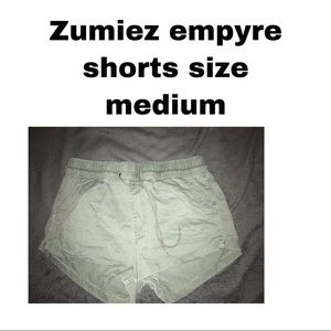 Olive/navy green empyre shorts